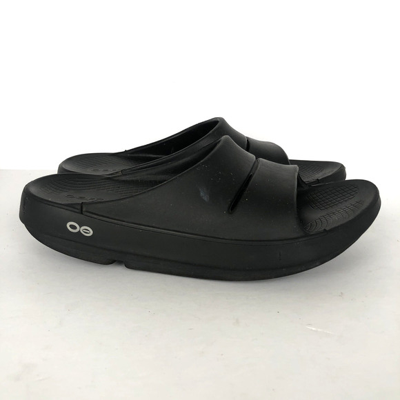 OOFOS Ooahh Sport Recovery Slides Men's 5 Women's 17 38 Black Unisex Comfort - Picture 4 of 10